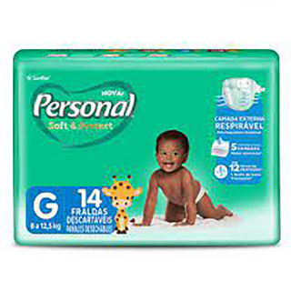 FRALDA PERSONAL BABY JUMBINHO G-14UN