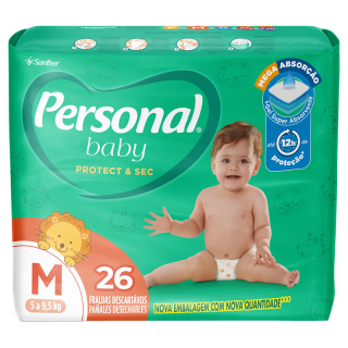 FRALDA PERSONAL BABY JUMBO PROTECT M 32UN