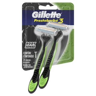 GILLETTE PRESTOBARBA 3 2UND BODY SENSE