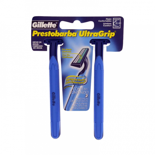 GILLETTE PRESTOBARBA ULTRAGRIP 2UND PAPEL