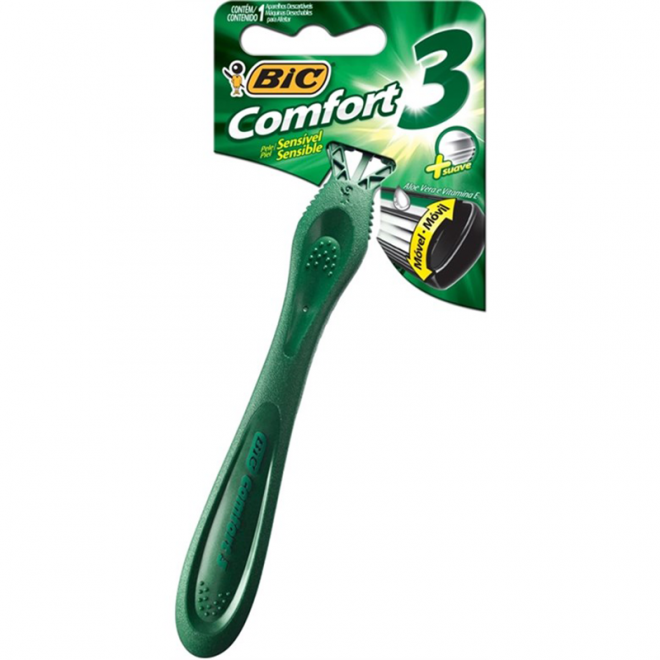 APAR BARBEAR BIC COMFORT3 1UND PELE SENSIVEL