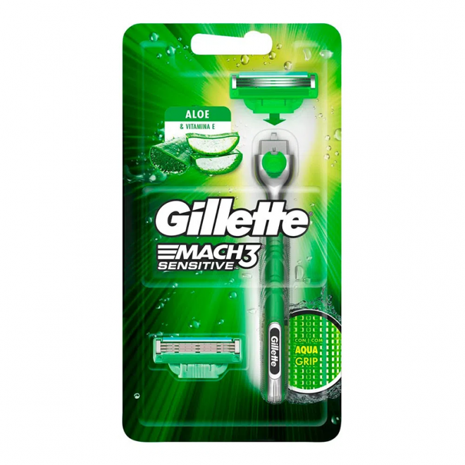 GILLETTE MACH3 APARELHO SENSITIVE