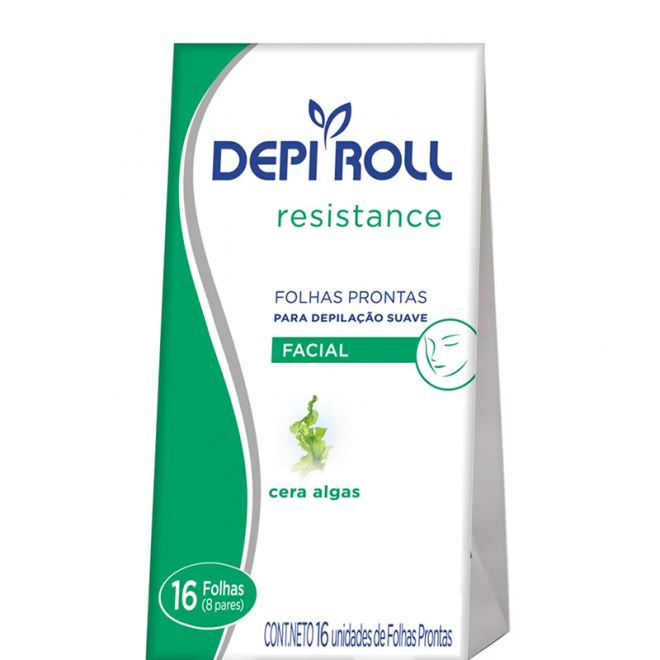 DEPIROLL FOLHAS PRONTAS FACIAL 16FLS ALGAS