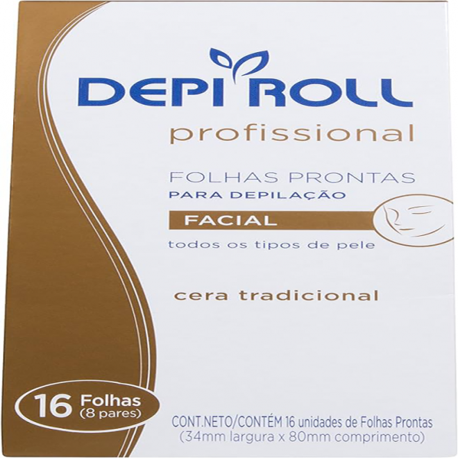 DEPIROLL FOLHAS PRONTAS FACIAL 16FLS TRADICIONAL