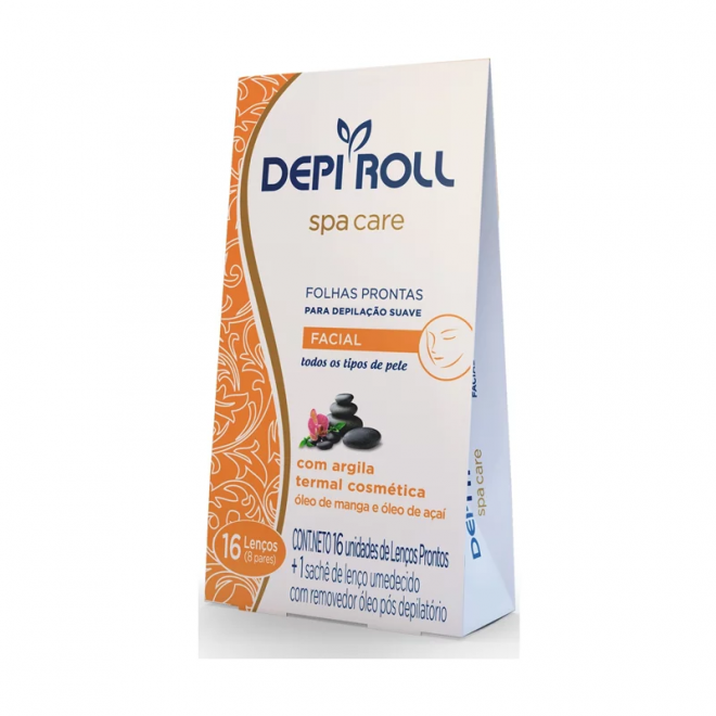 DEPIROLL FOLHAS PRONTAS FACIAL 16FLS ARGILA
