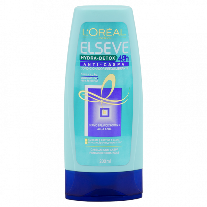 COND ELSEVE ANTI CASPA 200ML HIDRA DETOX