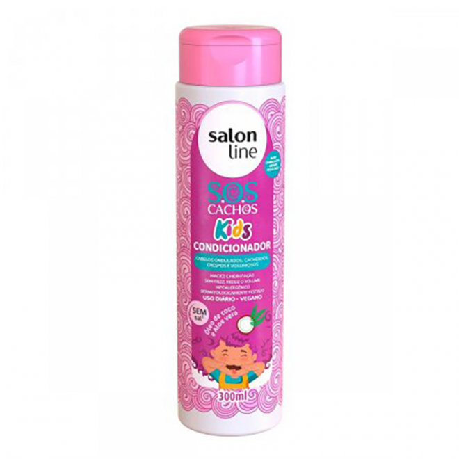 COND SALON LINE SOS 300ML KIDS