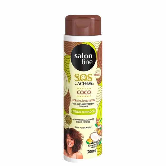 COND SALON LINE SOS 300ML COCO