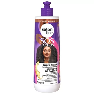 CR ATIVADOR CACHOS SALON LINE SOS 500ML NUTRITIVO