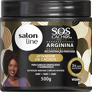 CR ATIVADOR CACHOS SALON LINE SOS 500G RECONSTRUCAO
