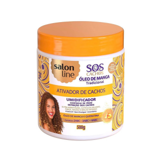 CR ATIVADOR CACHOS SALON LINE SOS 500G UMIDIFICADOR