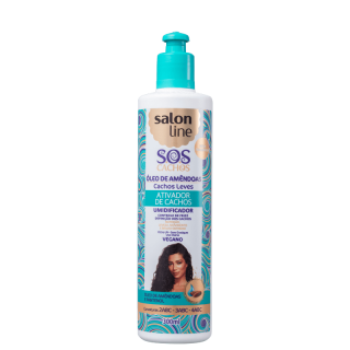 CR ATIVADOR CACHOS SALON LINE SOS 300ML LEVE