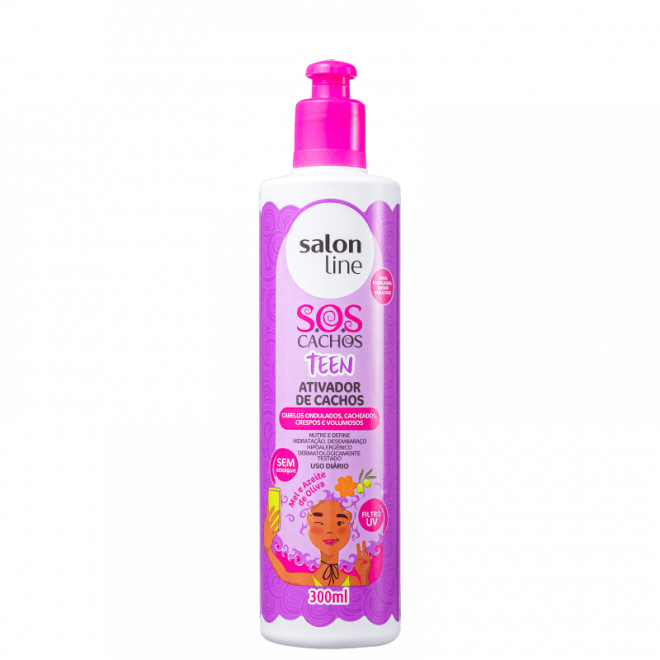 CR ATIVADOR CACHOS SALON LINE SOS 300ML KIDS