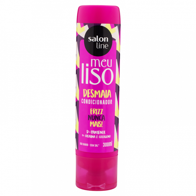 COND SALON LINE MEU LISO 300ML DESMAIADO