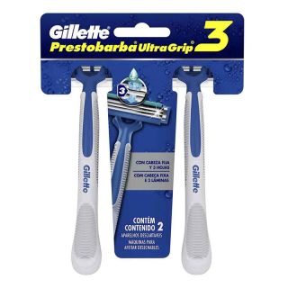 GILLETTE PRESTOBARBA ULTRAGRIP3 2UND