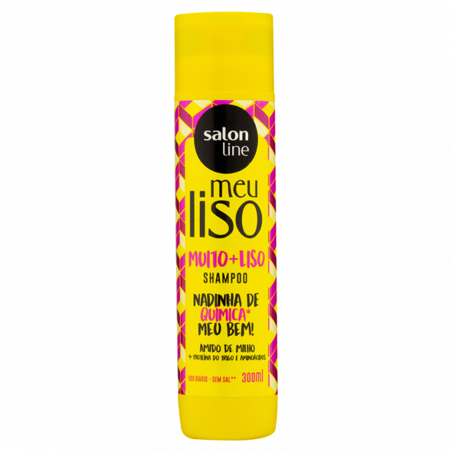 SH SALON LINE MEU LISO 300ML AMIDO MILHO