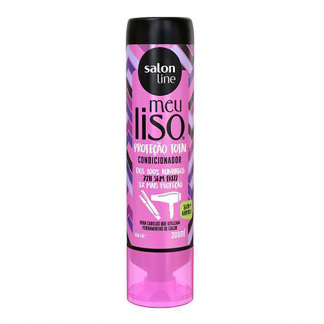 COND SALON LINE MEU LISO 300ML PROTECAO TOTAL