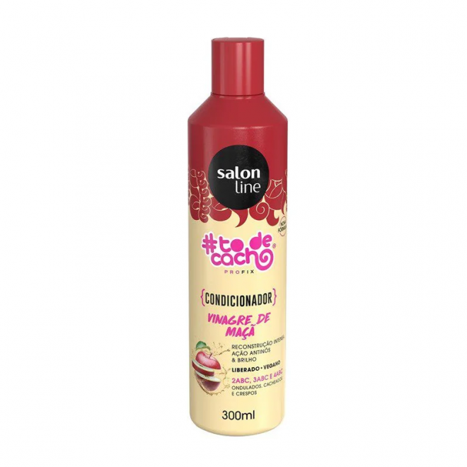 COND SALON LINE TO DE CACHO 300ML VINAGRE MACA