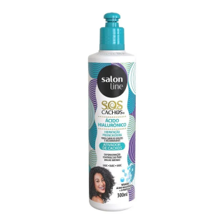 CR ATIVADOR CACHOS SALON LINE SOS 300ML HIALURONICO