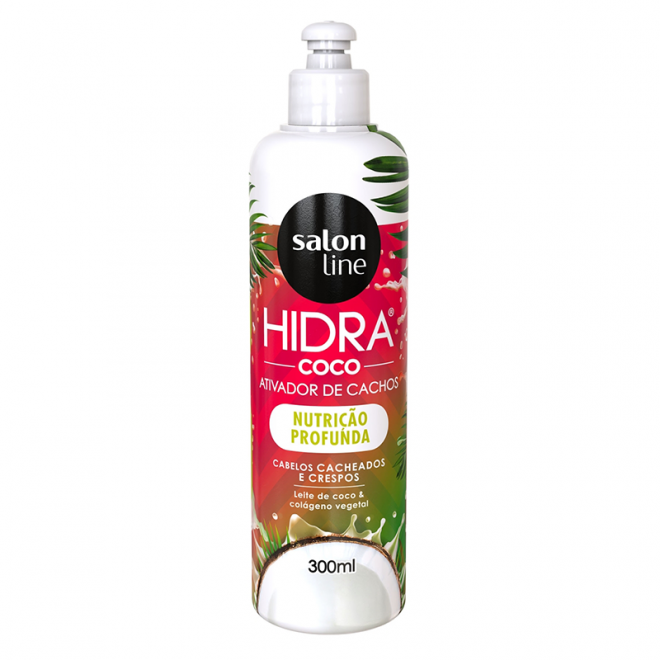 CR ATIVADOR CACHOS SALON LINE 300ML OLEO COCO