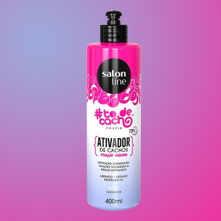 CR ATIVADOR CACHOS SALON LINE TO DE CACHO 400ML FIXACAO MAXIMA 234ABC