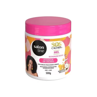 CR ATIVADOR CACHOS SALON LINE SOS 500G MEL