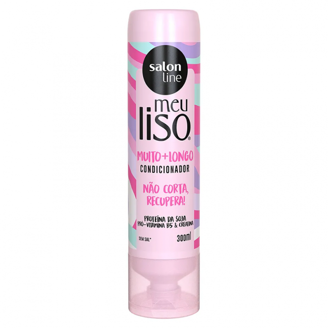 COND SALON LINE MEU LISO 300ML MUITO + LONGO
