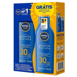 KIT NIVEA PROTETOR SOLAR FPS30 200ML GTIS PROTETOR 100ML