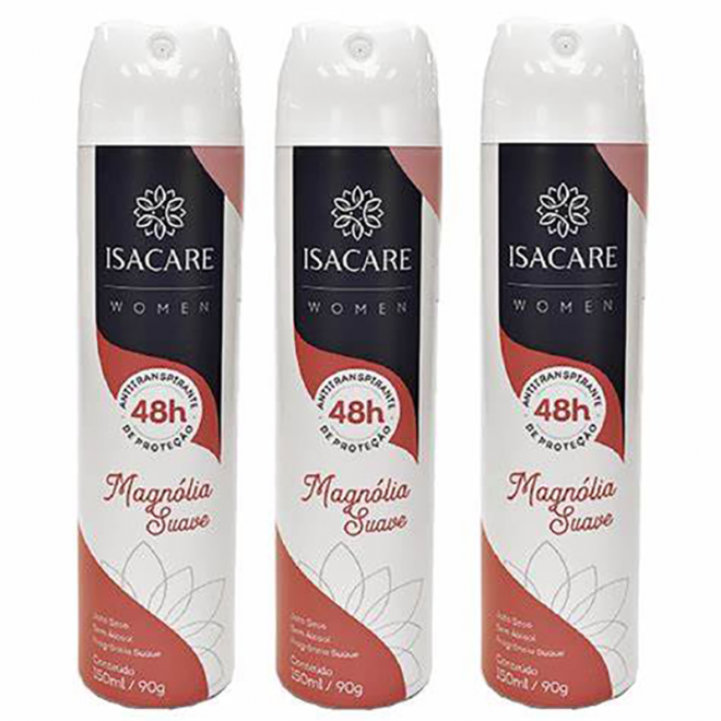 DESOD ISACARE AEROSOL FEM 150ML MAGNOLIA