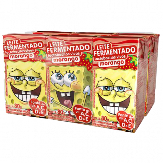 IOG BATAVO LEITE FER B ESPONJA 80G MORANGO