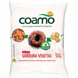 PRODUCAO - GORDURA VEGETAL COAMO 500G