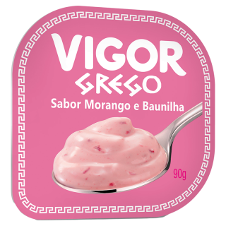IOG VIGOR GREGO 90G MORANGO BAUNILHA