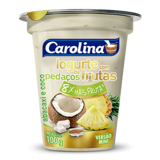 IOG CAROLINA PEDACOS 100G ABACAXI E COCO