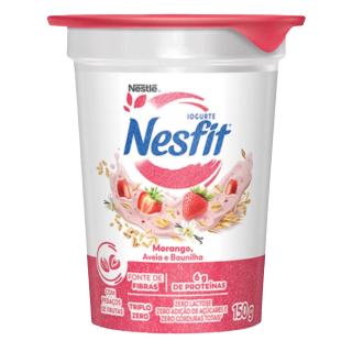IOG NESTLE NESFIT 150G MORANGO/AVEIA/BAUNILHA