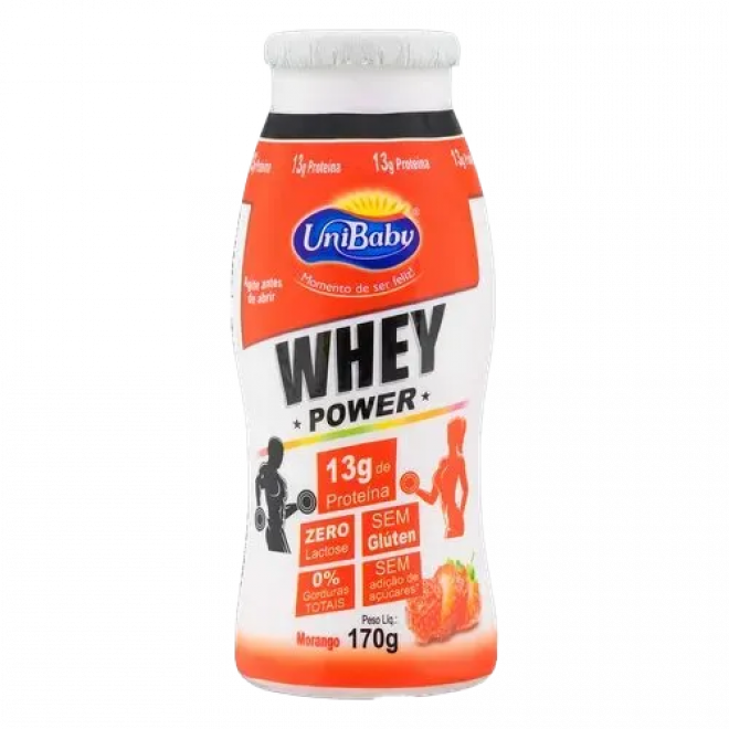 IOG UNIBABY WHEY POWER 170G MORANGO