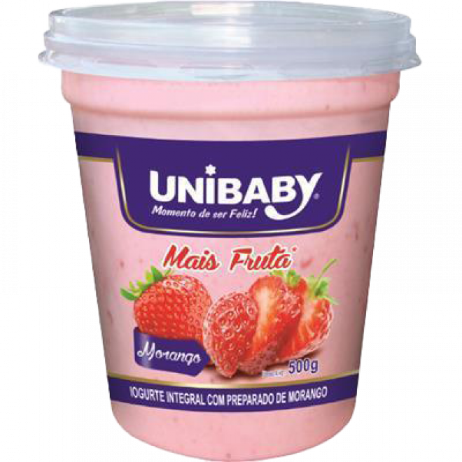 IOG UNIBABY MAIS FRUTA 500G MORANGO