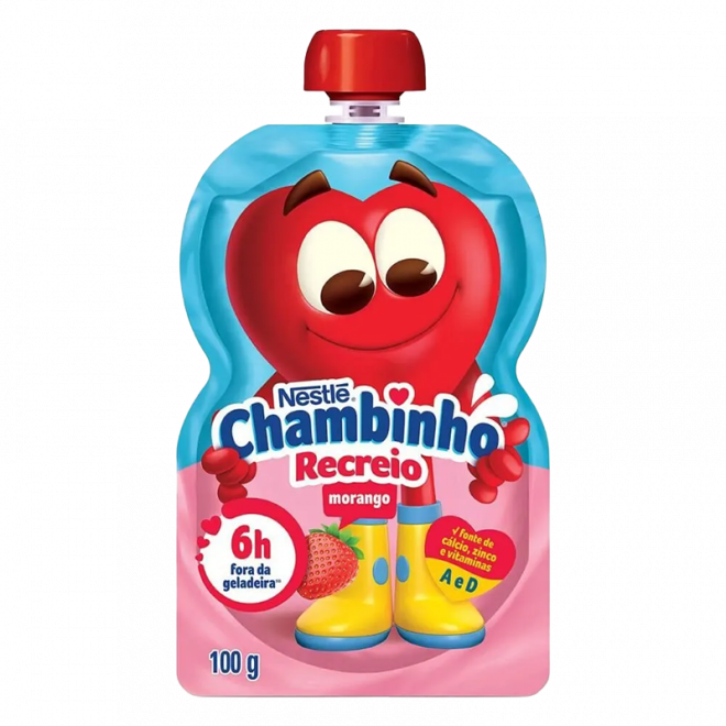 IOG NESTLE CHAMBINHO RECREIO 100G MORANGO