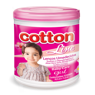 LENCOS UMEDECIDOS COTTON POTE 70UND ROSA