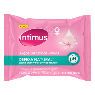 LENCOS FEMININOS INTIMUS 16UND
