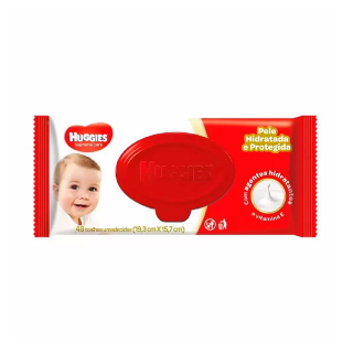 TOALHINHAS HUGGIES SUPREME CARE 48UND VERMELHO