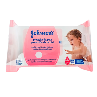 TOALHINHAS JOHNSONS BABY 48UND EXTRA CUIDADO