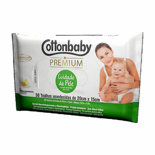 TOALHINHAS COTTONBABY 50UND CUIDADO DA PELE