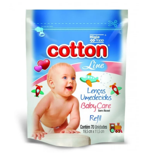 LENCOS UMEDECIDOS COTTONBABY REFIL 70UND