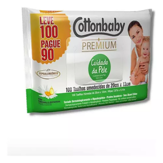 TOALHINHAS COTTONBABY LV100 PG90 CUIDADO PELE