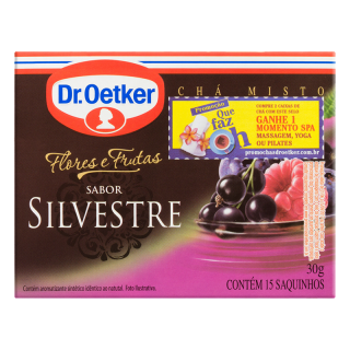 DR OETKER CHA FLORES FRUTAS 30G SILVESTRE