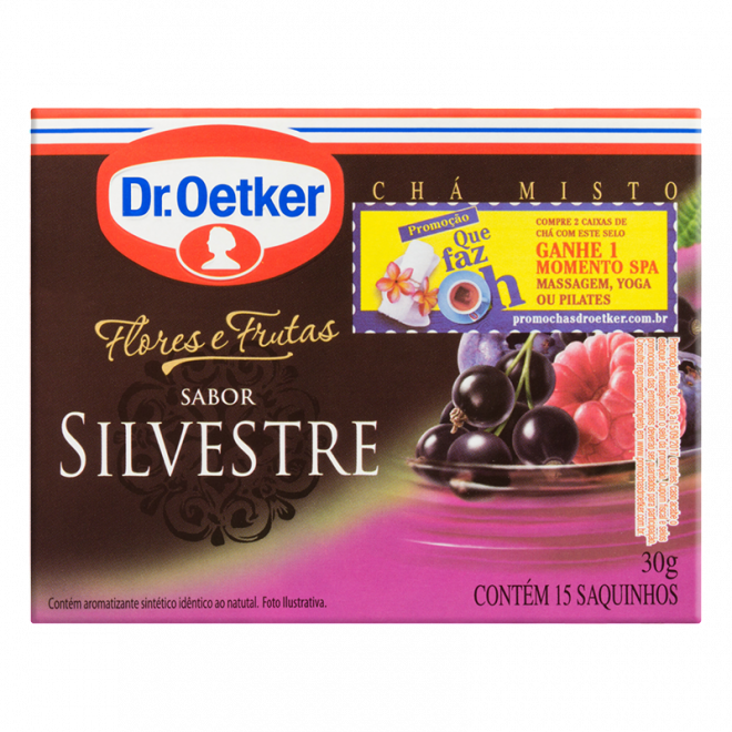 DR OETKER CHA FLORES FRUTAS 30G SILVESTRE