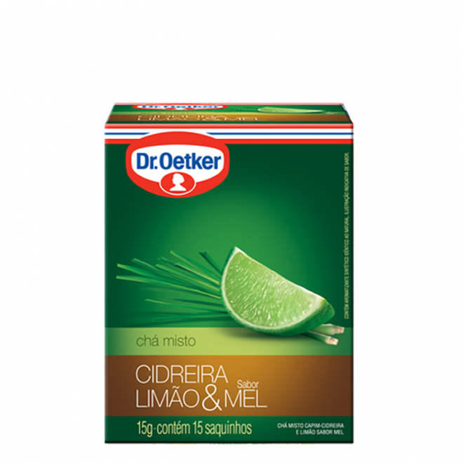 DR OETKER CHA CIDREIRA/LIMAO/MEL 15G