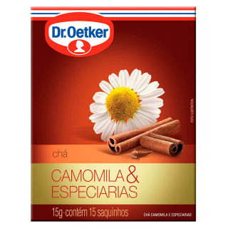 DR OETKER CHA CAMOMILA C/ESPECIARIA 15G