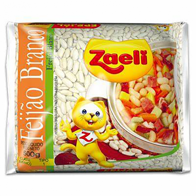 ZAELI FEIJAO BRANCO 500G