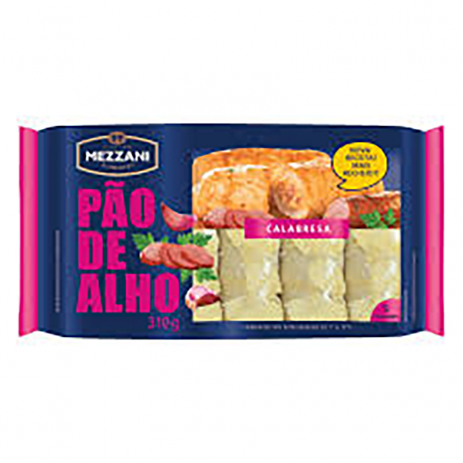 PAO DE ALHO MEZZANI 310G CALABRESA